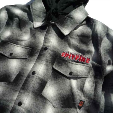 SPITFIRE SPITFIRE DEMONSEED HOODED FLANNEL SHIRT