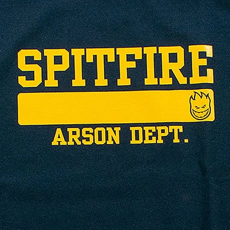 SPITFIRE ARSON DEPT TEE - NAVY