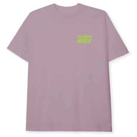 AM-FM NEW WAVE TEE - MAUVE
