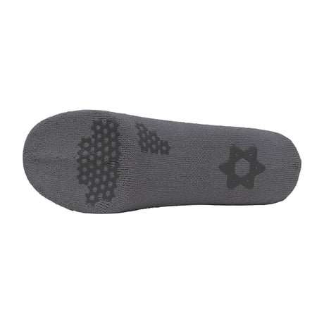 WHIMSY WASHI NO SHOW SOCKS - GREY