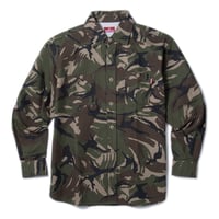 HELLRAZOR WASHED WORK SHIRT - WOODLAND CAMO