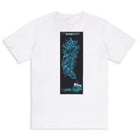 HOPPS X DAPTONE RECORDS COLLAGE TEE -WHITE