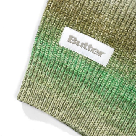 BUTTERGOODS BEAMS KNIT SWEATER - GREEN