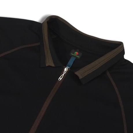 RAJABROOKE SPORTY POLO SHIRT (長袖) - BLACK