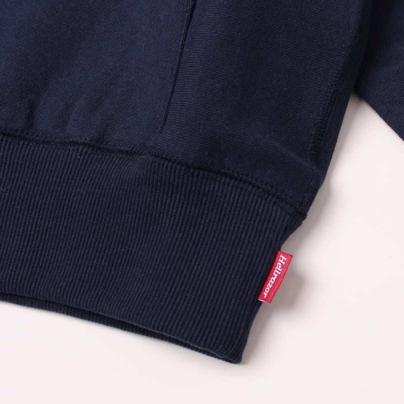 HELLRAZOR LOGO EMB FULL ZIP HOODIE - NAVY | BOT