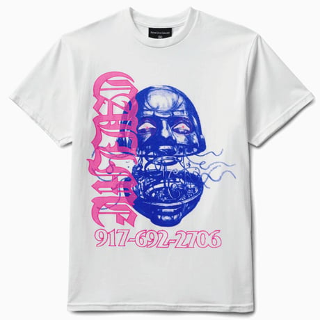 CALLME 917 JABBER MOUTH TEE - WHITE