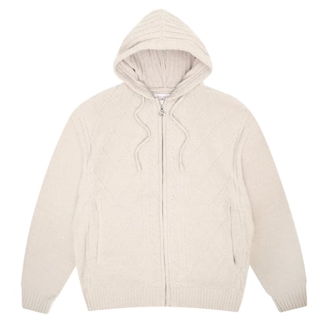 YARDSALE DREAMER CHENILLE HOOD - LIGHTGREY