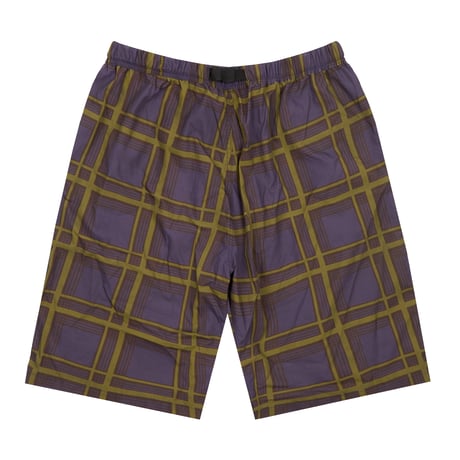 BRONZE56K PLAID SHORT - PURPLE