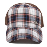 YARDSALE PHANTASY PLAID CAP - BROWN