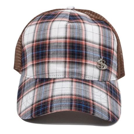 YARDSALE PHANTASY PLAID CAP - BROWN