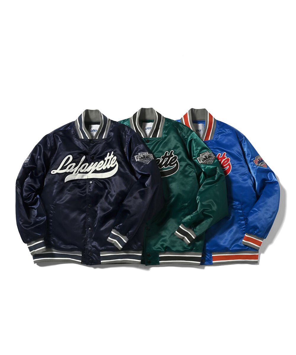 LAFAYETTE WORLD CHAMPS SATIN VARSITY JACKET - 3