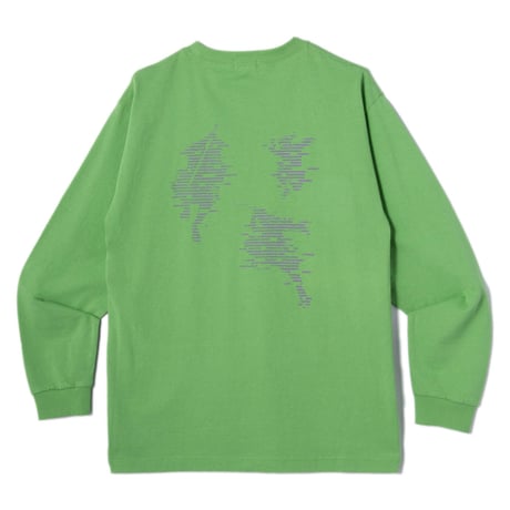 HELLRAZOR BREAKING GLASS L/S TEE - FROG GREEN