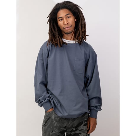 INTERBREED FAT BEAT L/S TEE - SLATE