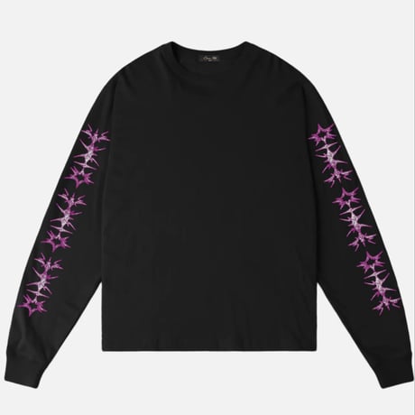 DIME SHARP L/S TEE - BLACK
