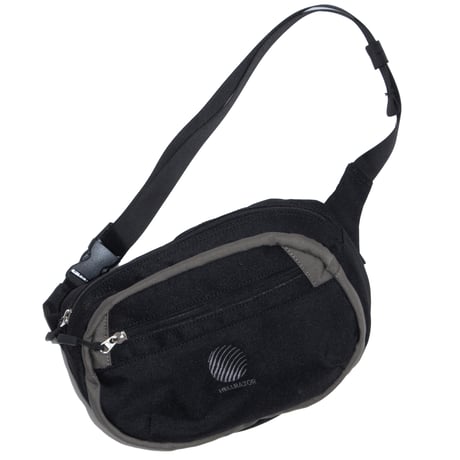 HELLRAZOR LOGO EMB POUCH - BLACK / GREY
