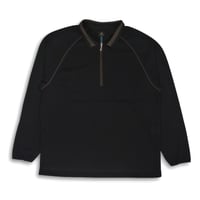 RAJABROOKE SPORTY POLO SHIRT (長袖) - BLACK