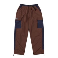 BRONZE56K MOUNTAIN CARGO PANTS - BROWN / NAVY