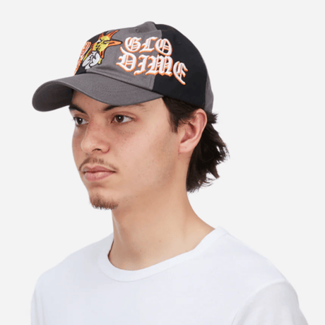 DIME GLO DIME LOW PRO CAP - BLACK/CHARCOAL