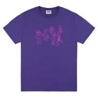 CLASSIC GRIP CONFUSED CARTOONS TEE - PURPLE