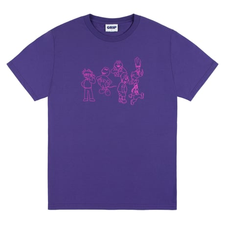 CLASSIC GRIP CONFUSED CARTOONS TEE - PURPLE