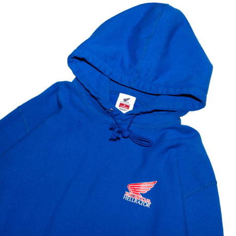 HELLRAZOR x HONDA HELLWING LOGO HOODIE - BLUE