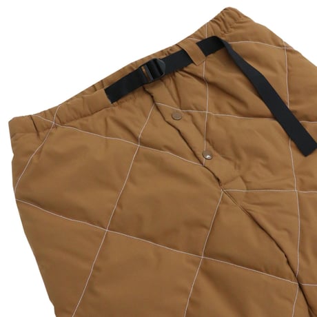 WHIMSY  REFLECTIVE QUILTED DOWN PANTS  -  CAMEL