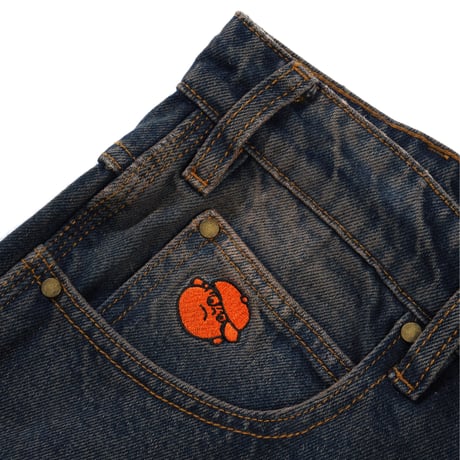 BUTTERGOODS SANTOSUOSSO DENIM JEANS - DARK NAVY TINT