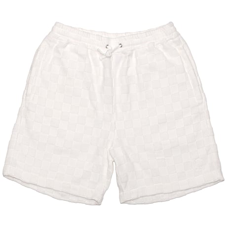 HELLRAZOR IMABARI PILE SHORTS - IVORY