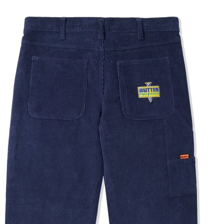 BUTTER GOODS HIGHWALE CORD WORKPANTS - NAVY