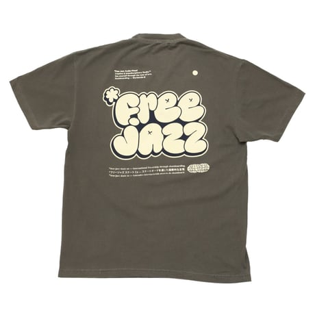 FREEJAZZ GRAFF FADED TEE - BLACK