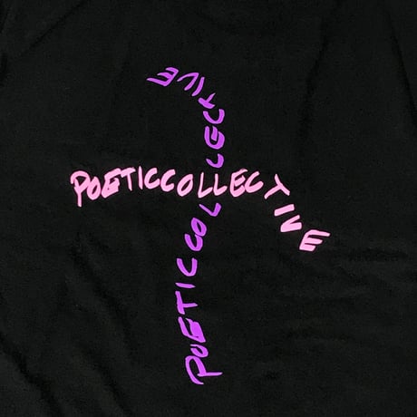 POETIC COLLECTIVE CROSS TEE - BLACK