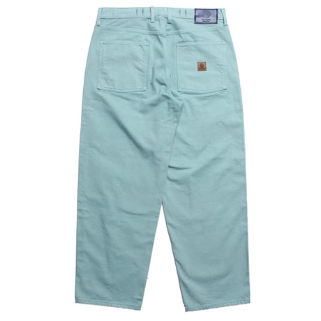 HELLRAZOR BAGGIE OVER DYE DENIM PANTS - SLATE