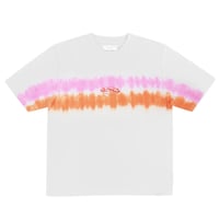 YARDSALE TIE DIE TEE - WHITE