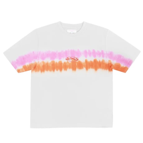 YARDSALE TIE DIE TEE - WHITE