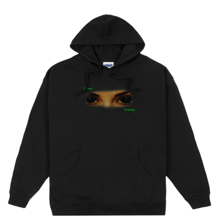 CLASSIC GRIP EYE OPENING HOODY - BLACK