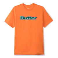 BUTTER GOODS WORDMARK TEE - ORANGE