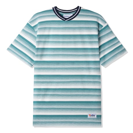 BUTTERGOODS INTERNATIONALE STRIPE TEE - TEAL