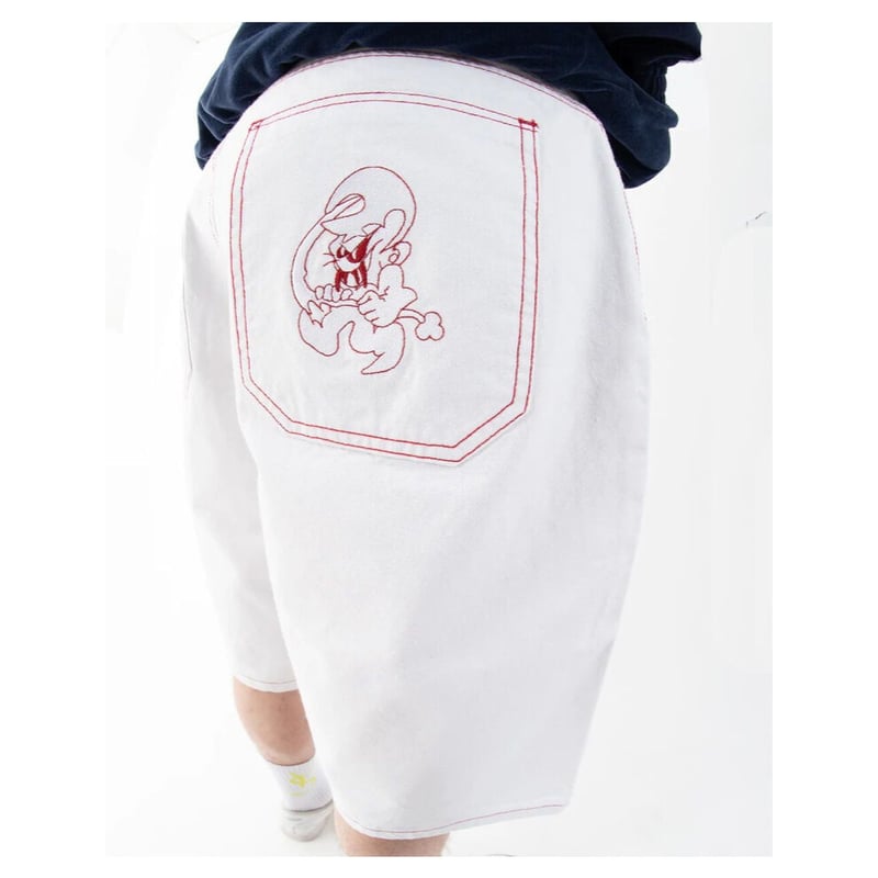 YARDSALE GOBLIN SLACK SHORTS - WHITE | BOTTOM LINE 