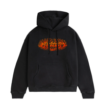 SANTOS DRANO CORAL HOODIE - BLACK