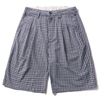 BUTTERGOODS PLEATED SHORTS - PLAID