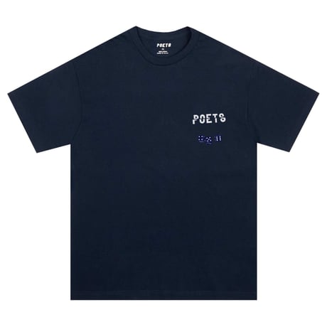 POETS CEE-LO SCREENED TEE - NAVY