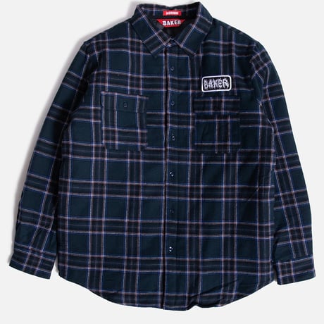 BAKER CRUST FLANNEL JACKET - BLUE