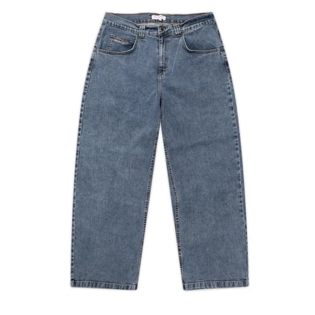 YARDSALE IVORY SLUB JEANS - LIGHT DENIM