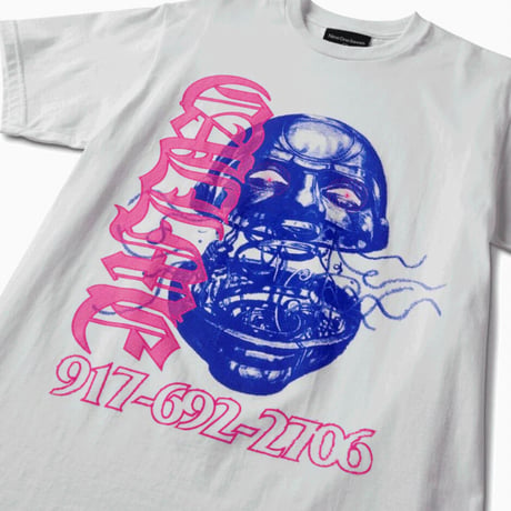 CALLME 917 JABBER MOUTH TEE - WHITE