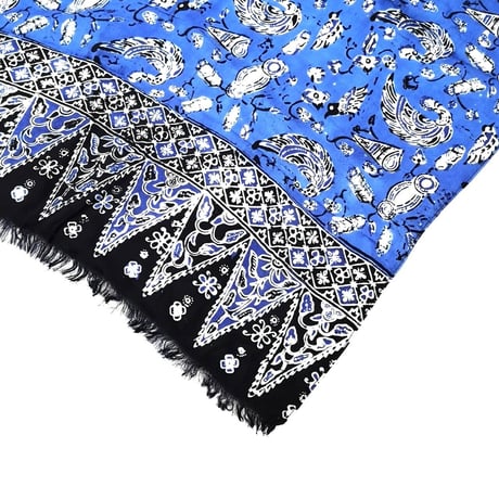RAJABROOKE BATIK STOLE - BLUE - 大