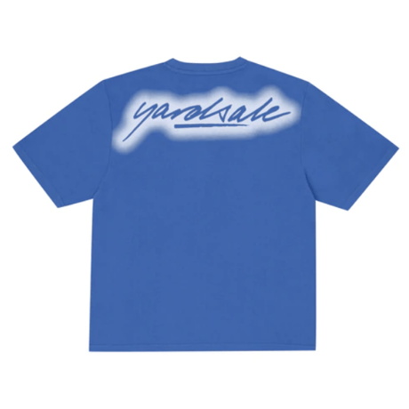 YARDSALE SPRAY TEE - BLUE