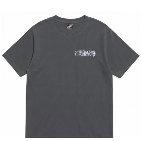 DEATHWISH SAMBORGINI REAPER DYED TEE - WASHED BLACK
