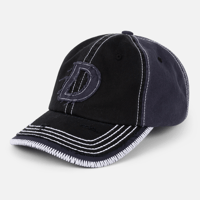 DIME WAVY D LOW PRO CAP - BLACK