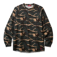 HELLRAZOR HENRY L/S SHIRT - ARMYGREEN
