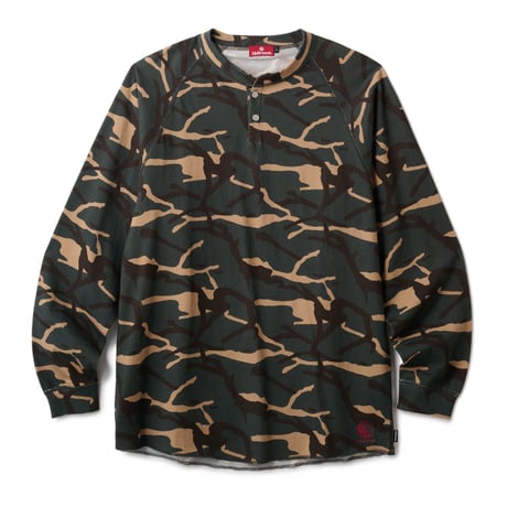 HELLRAZOR HENRY L/S SHIRT - ARMYGREEN